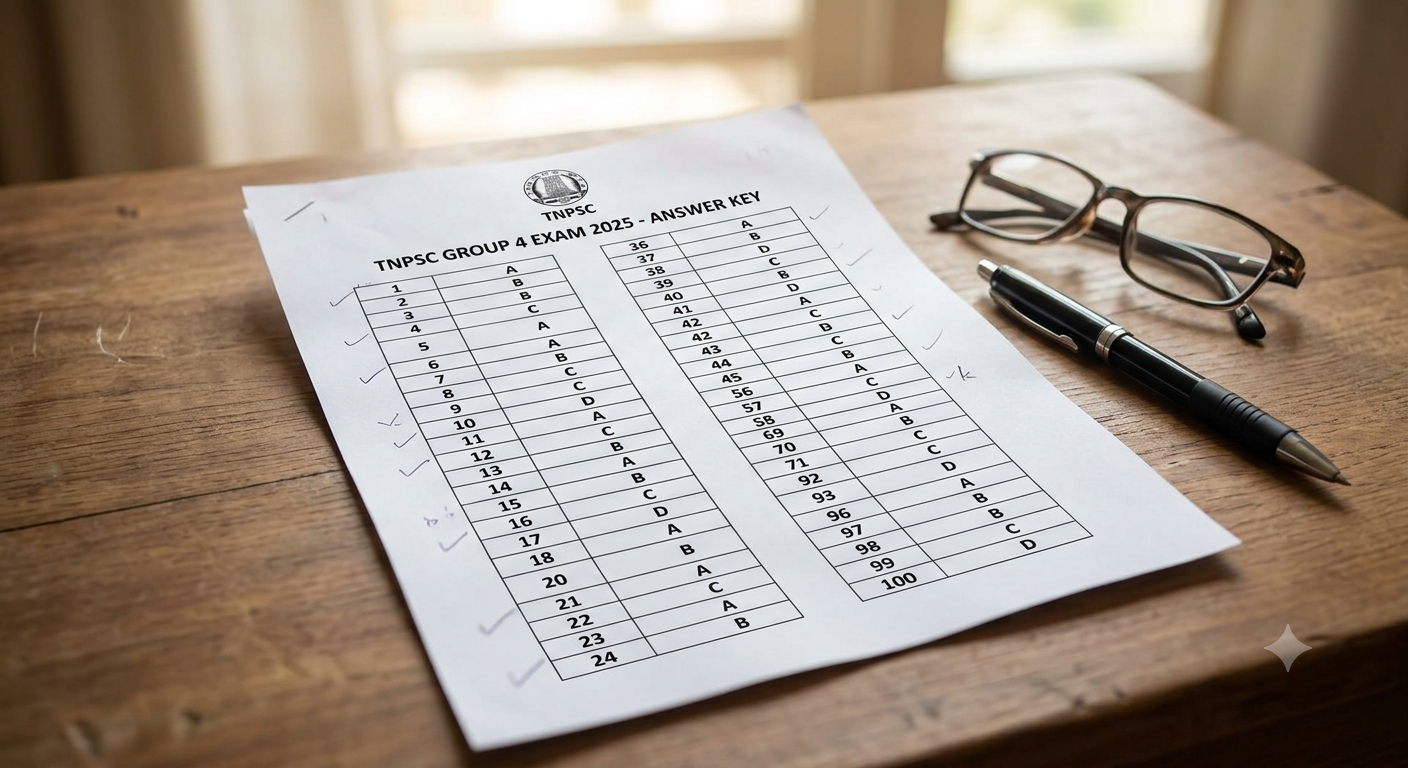 2025 tnpsc group 4 exam answer key pdf download